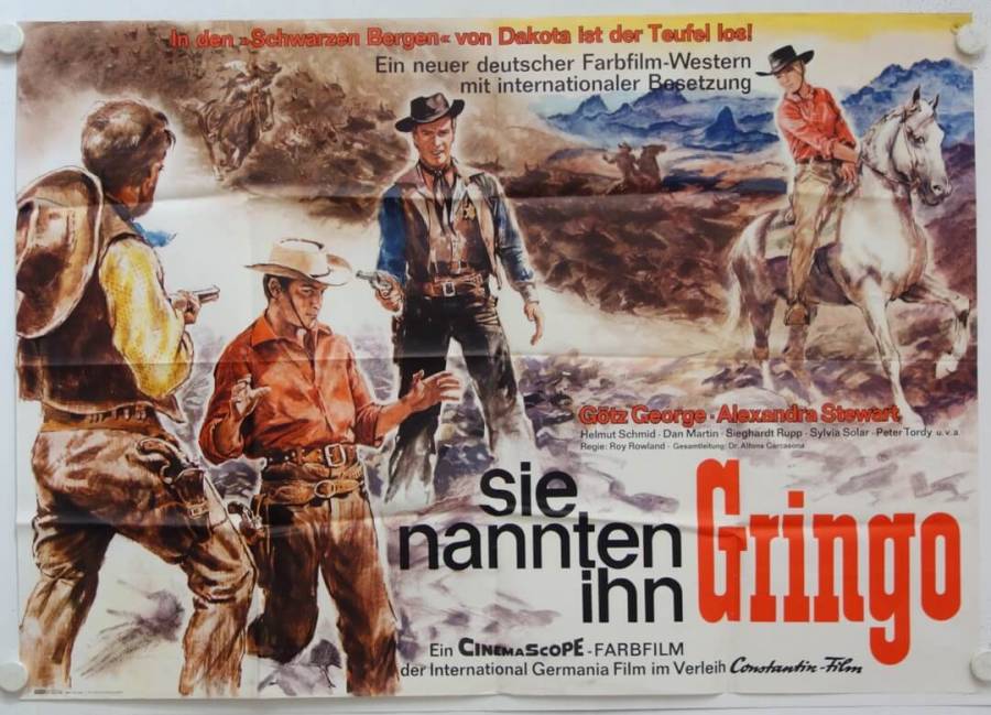 Man called Gringo original release german double-panel movie poster